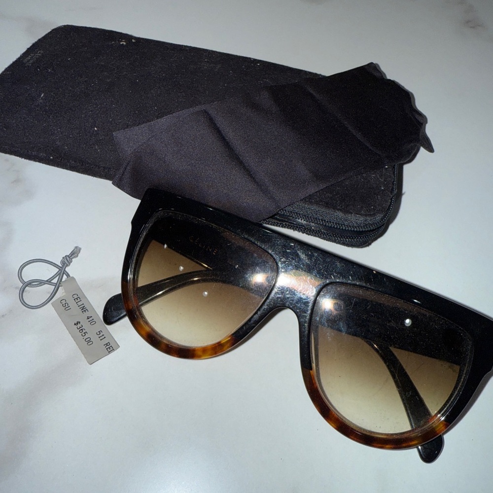 Celine Black and Brown Sunglasses